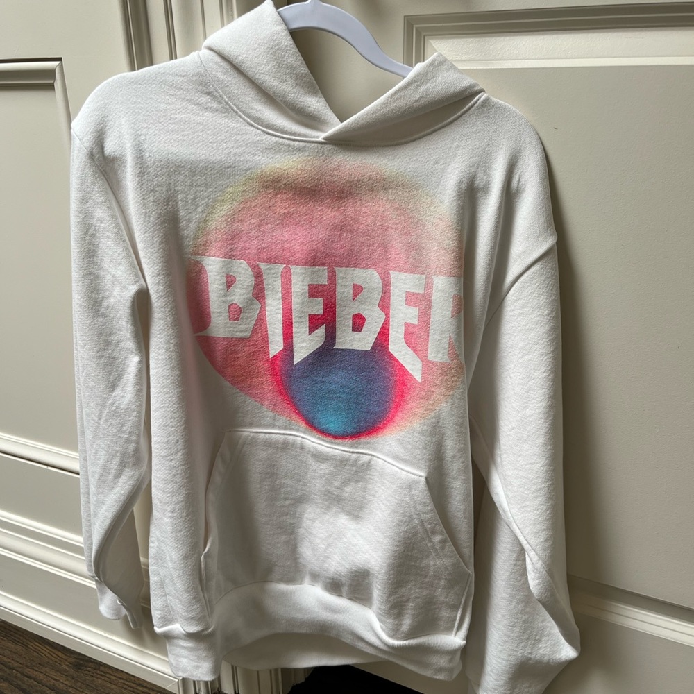 Exclusive Justin Bieber hoodie from Toronto pop up